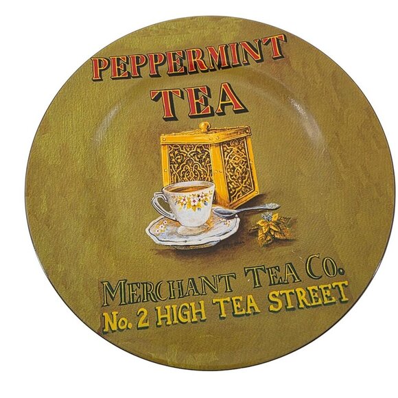 Sakura Tea Cups Design 8 ¼” Stoneware Salad Luncheon Plates – Set of 3 - Picture 4 of 16